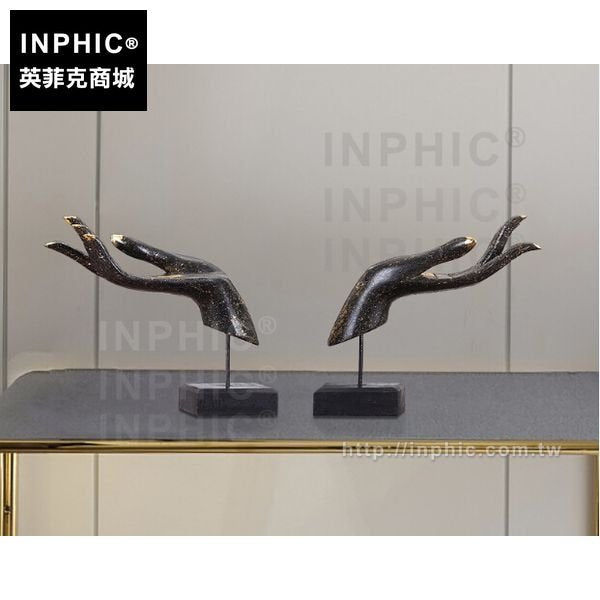 INPHIC-泰國木雕招財手裝飾品木質工藝東南亞佛手桌面擺飾