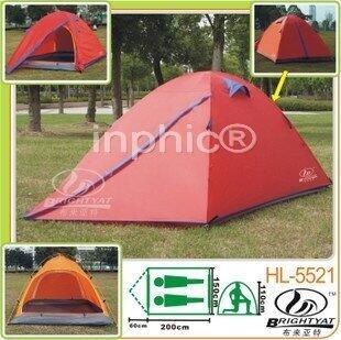 INPHIC-高檔雙人雙層雙門鋁桿帳篷戶外露營帳篷鋁桿帳篷