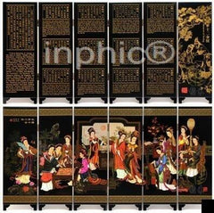 INPHIC-漆器小屏風家居裝飾擺飾 特色公關精緻 紅樓夢12金釵