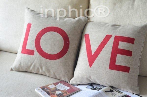 INPHIC- Fve 組合  亞麻 抱枕 靠墊 45cm x 45cm 一對