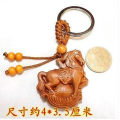 INPHIC-宗教 開光桃木馬掛件馬上成功馬上封侯避邪旺運護身符屬馬吉祥物財駿年