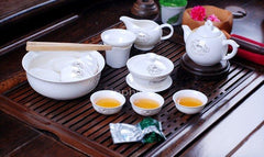 INPHIC-景德鎮陶瓷茶具 浮雕雕金玫瑰 功夫茶具 套裝