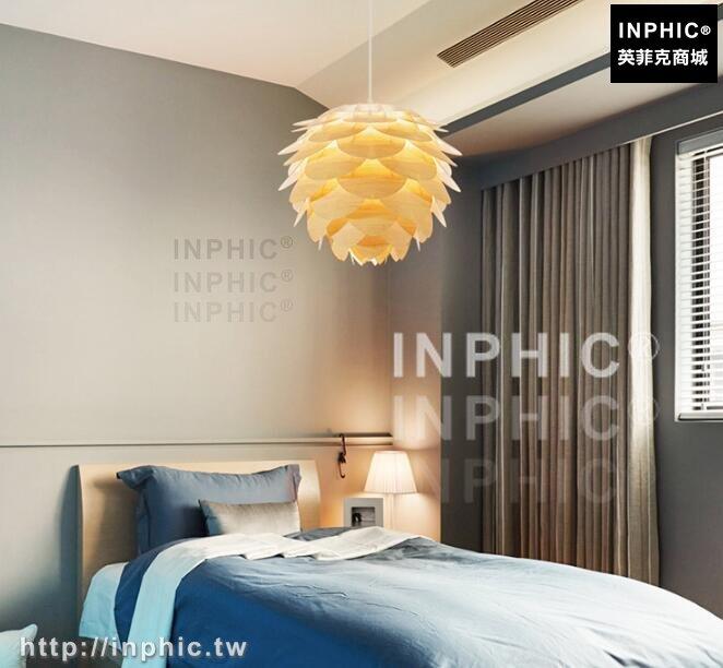INPHIC-簡約吧臺後現代LED燈松果北歐餐廳燈玄關吊燈