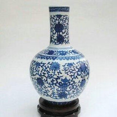 INPHIC-ZF-B058 景德鎮 陶瓷 青花富貴蓮藤花瓶 工藝擺飾 裝飾 復古