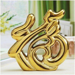 INPHIC-宗教 客廳現代陶瓷 家居裝飾 工藝品 現代簡約 紅福臨門 風水擺飾