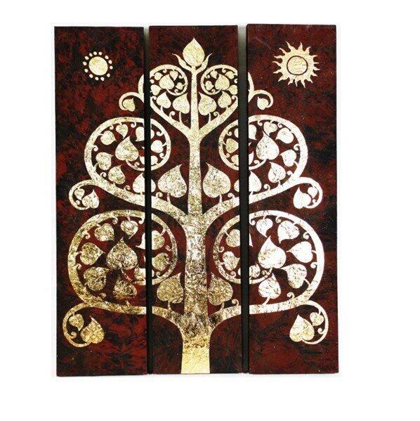 INPHIC-東南亞 家居飾品 泰國風格 掛飾 金箔畫 菩提