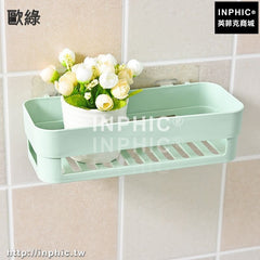 INPHIC-廚房置物架多層三角架轉角架調料用品收納架子壁掛架瀝水架儲物籃-歐綠