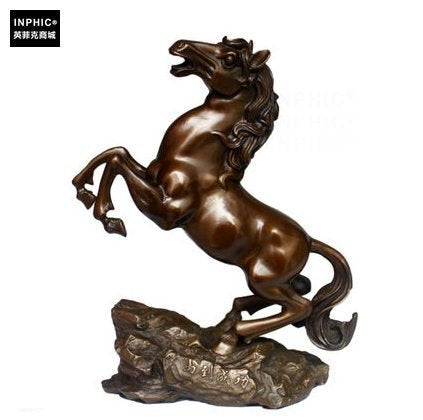 INPHIC-開運 開光純銅工藝品馬辦公室銅馬到成功裝飾品銅馬