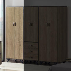 INPHIC-Versailles 凡爾賽仿古色2.5尺衣櫥〔雙吊雙格〕