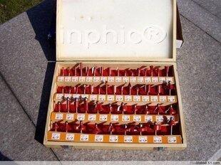 INPHIC-50件木盒包裝6.35mm銑刀