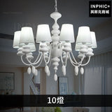 INPHIC-布質簡約地中海餐廳燈具美式田園水滴客廳葫蘆吊燈現代-10燈