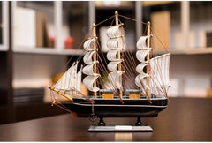 INPHIC-飾品 時尚工藝品擺設 客廳擺件 實木帆船模型哥德堡 一帆風順