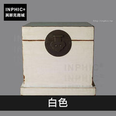 INPHIC-創意居家松木簡約茶幾沙發中式-白色