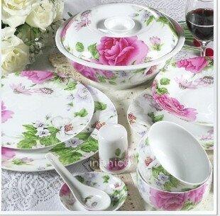 INPHIC-陶瓷瓷器56頭餐具瓷居家廚房用具