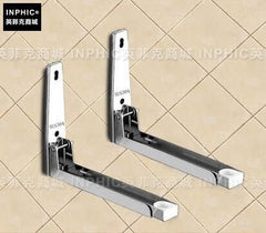 INPHIC-加厚304不鏽鋼折疊微波爐架烤箱架支架伸縮置物架壁掛式托架A款