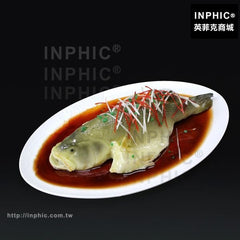 INPHIC-擺放月子餐模型食品模型清蒸鱸魚模型仿真拍攝模型道具