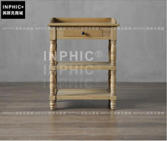 INPHIC-歐式簡約三層置物架 客廳臥室收納邊桌玄關展示小角櫃-A款