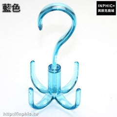 INPHIC-衣櫃櫥多層掛包袋包包收納掛架曬衣晾衣架衣掛鉤掛衣鉤晾曬架鞋架-藍色兩入