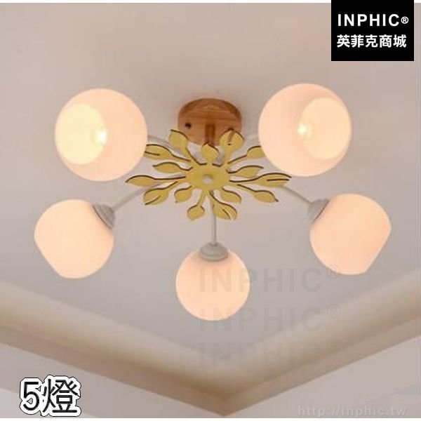 INPHIC-臥室木藝餐廳吸頂燈北歐燈飾燈具田園客廳簡約書房現代-5燈