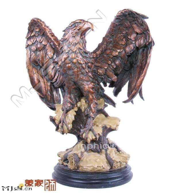INPHIC-動物風情裝飾歐式家居工藝飾品樹脂工藝品鷹