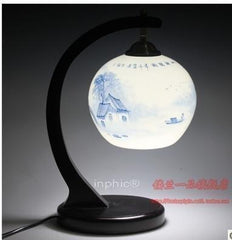 INPHIC-景德鎮陶瓷燈具 書房燈 臥室燈 床頭燈 薄胎手繪鄉情 L033
