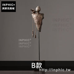 INPHIC-抽象北歐人物簡約家居擺設裝飾品客廳現代樹脂擺件-B款