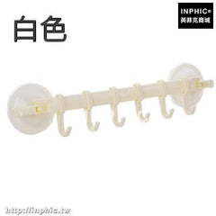 INPHIC-創意免釘牆壁黏鉤強力吸盤式壁掛衛生間收納整理角架無痕廚房浴室-白色
