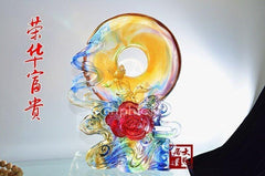 INPHIC-琉璃開光擺件 原裝家庭平安吉祥飾品擺設榮華富貴
