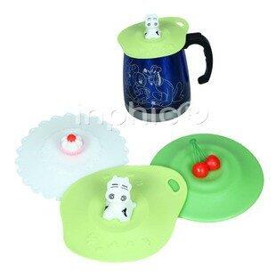 INPHIC-水果卡通 防漏杯蓋矽膠神奇杯蓋 30個