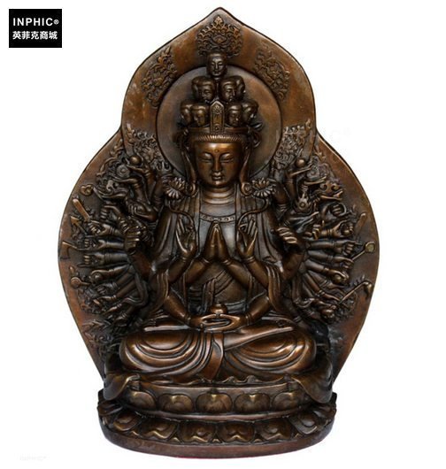 INPHIC-佛像 純銅千手觀音觀音菩薩佛像辦公室觀音像裝飾品
