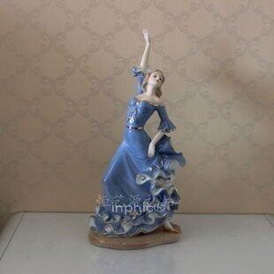 INPHIC-歐式陶瓷擺飾 生日  客廳裝飾品 歐式美女