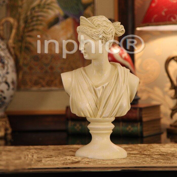 INPHIC-歐式羅馬人物樹脂男女半身胸像靜物家居裝飾擺飾頭像