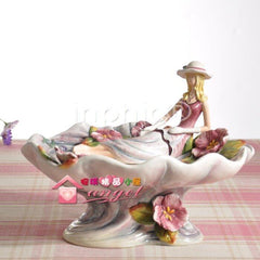 INPHIC-窈窕淑女高腳果盤陶瓷水果盤零食盤家居