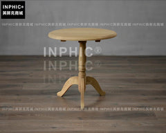 INPHIC-北歐美式折疊復古咖啡桌 沙發邊角幾小圓桌邊桌-A款