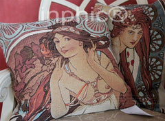 INPHIC-錦繡 法國進口高端奢適品 靠墊套 夜女神