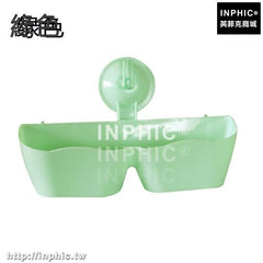 INPHIC-客廳衛浴掛壁式分隔立體鞋架DIY組合衛生間放棉拖鞋子收納架層架-綠色