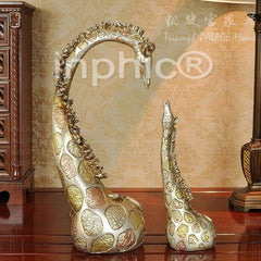 INPHIC-歐美風格母子長頸鹿擺飾 客廳擺設  商務