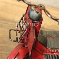 INPHIC-歐式複古工藝 鐵藝踏板車模型擺 桌面擺飾 熱批