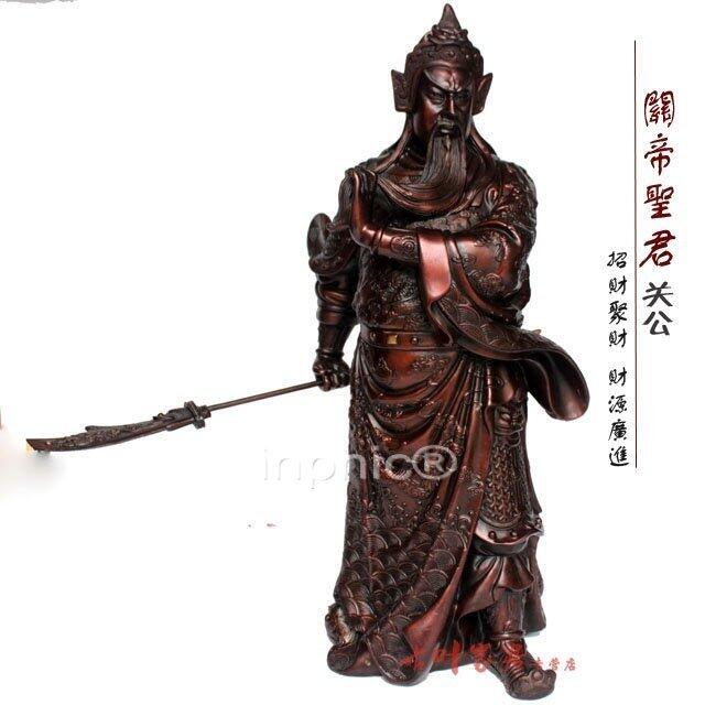 INPHIC-開光純銅關公擺件開業武財神關公招財工藝品辦公室風水擺設