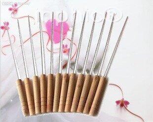 INPHIC-燒烤鋼針12只裝 燒烤叉 燒烤針 串肉針 烤爐配件