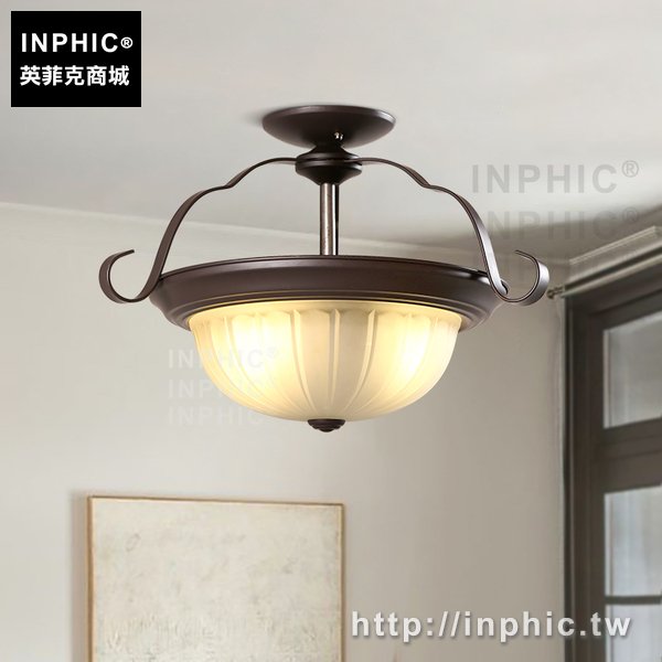 INPHIC-復古美式吸頂燈歐式臥室圓形陽臺簡約