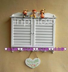 INPHIC-最新款 歐式木質百葉電表箱 裝飾箱 隔板壁架(不含飾品)