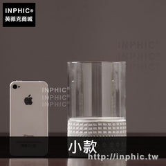 INPHIC-水泥擺設現代北歐玻璃復古擺件簡約裝飾品燭臺-小款