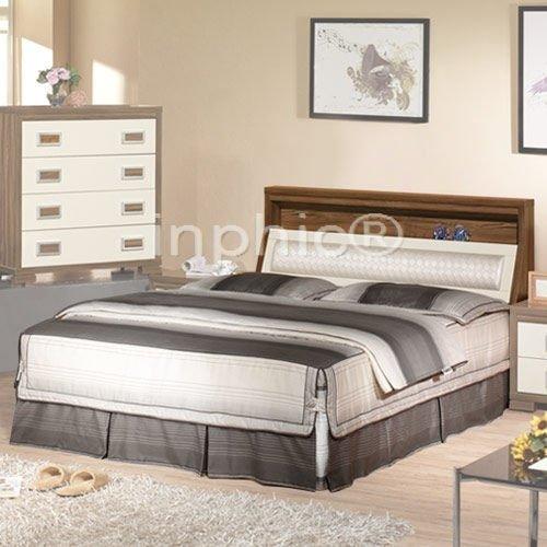 INPHIC-精緻家居溫莎5尺床組(含床頭箱)-雙人