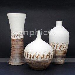 INPHIC-雜合三件套2-景德鎮陶藝高溫瓷-家居飾品陶瓷花瓶工藝品擺飾