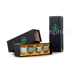 INPHIC-春夏秋冬 青瓷 茶杯 水杯 四件套 套裝 禮盒 禮品 陶瓷