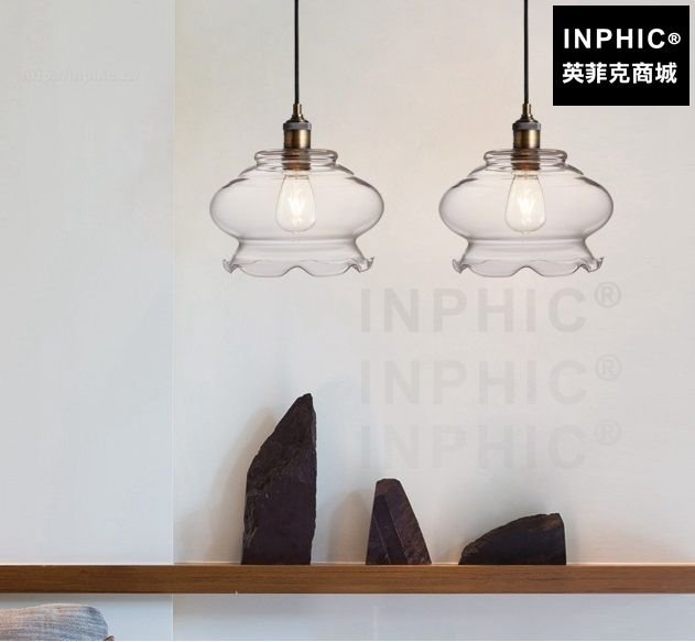 INPHIC-組合燈吧臺 北歐玻璃餐廳吊燈燈罩