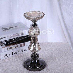 INPHIC-歐式奢華複古擺飾擺設 新古典水晶感玻璃燭臺