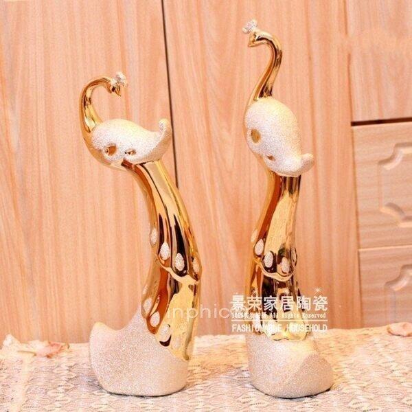 INPHIC-豪華陶瓷工藝品裝飾花瓶客廳新房飾品情侶擺飾