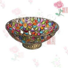 INPHIC-碗形花式寶石水果籃水果盤衣物籃